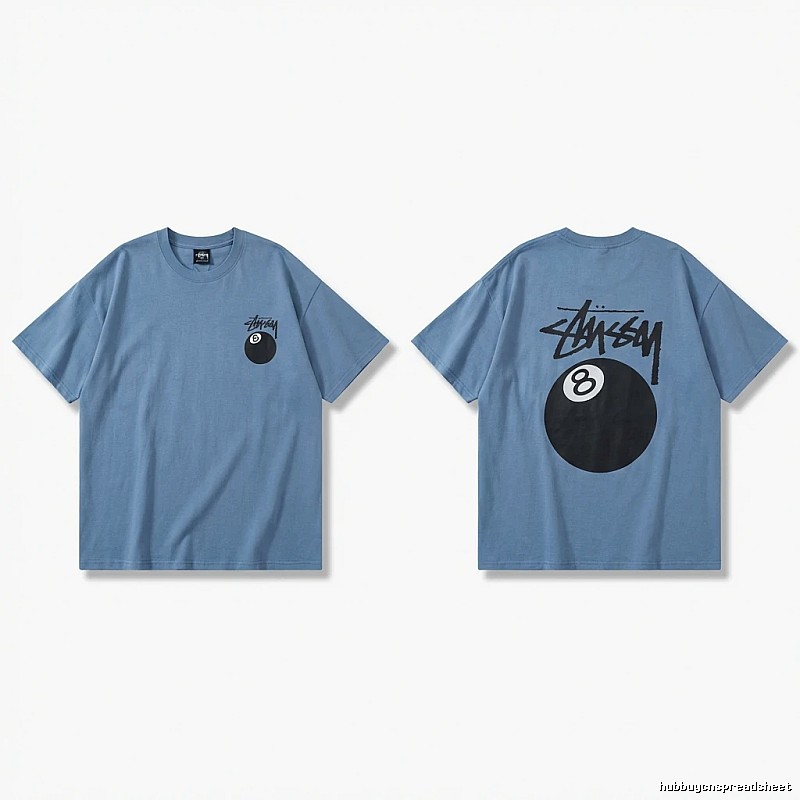 Stussy 8-ball blue T-shirt
