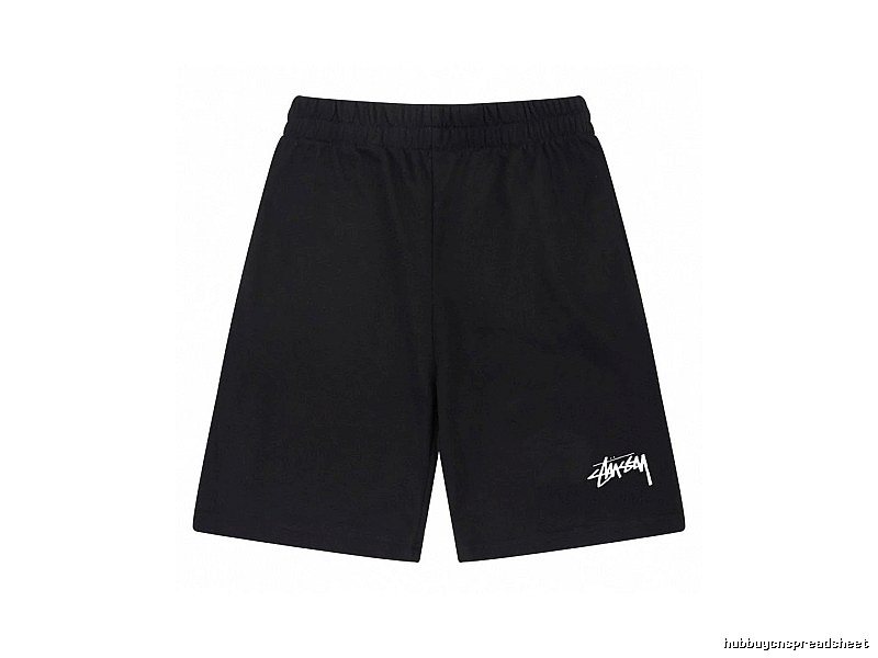 Stussy basic casual black shorts