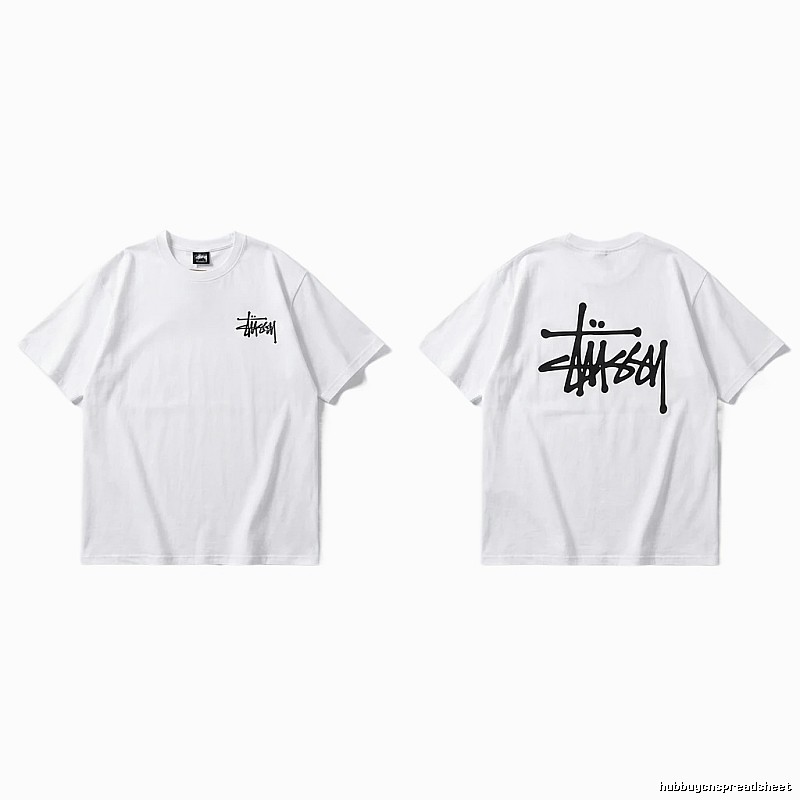 Stussy basic simple white T-shirt