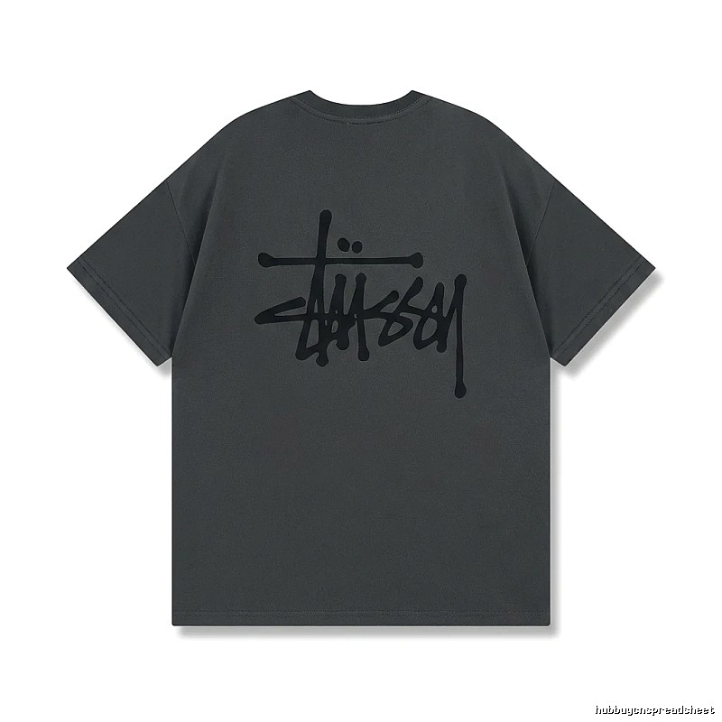 Stussy basic street style gray T-shirt