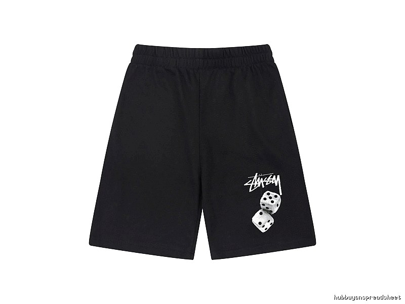 Stussy dice print style shorts