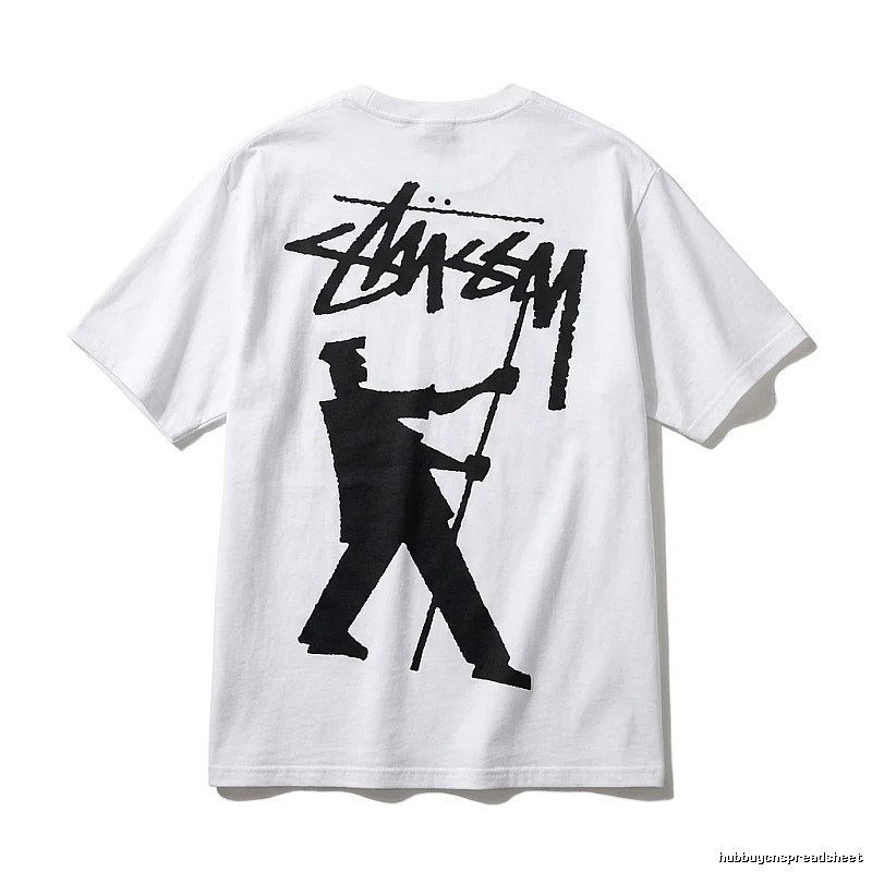 Stussy Graffiti Style White T-shirt