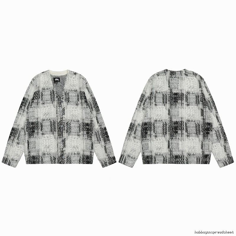 Stussy Gray Swirl Graphic SweatShirt Gift Ready
