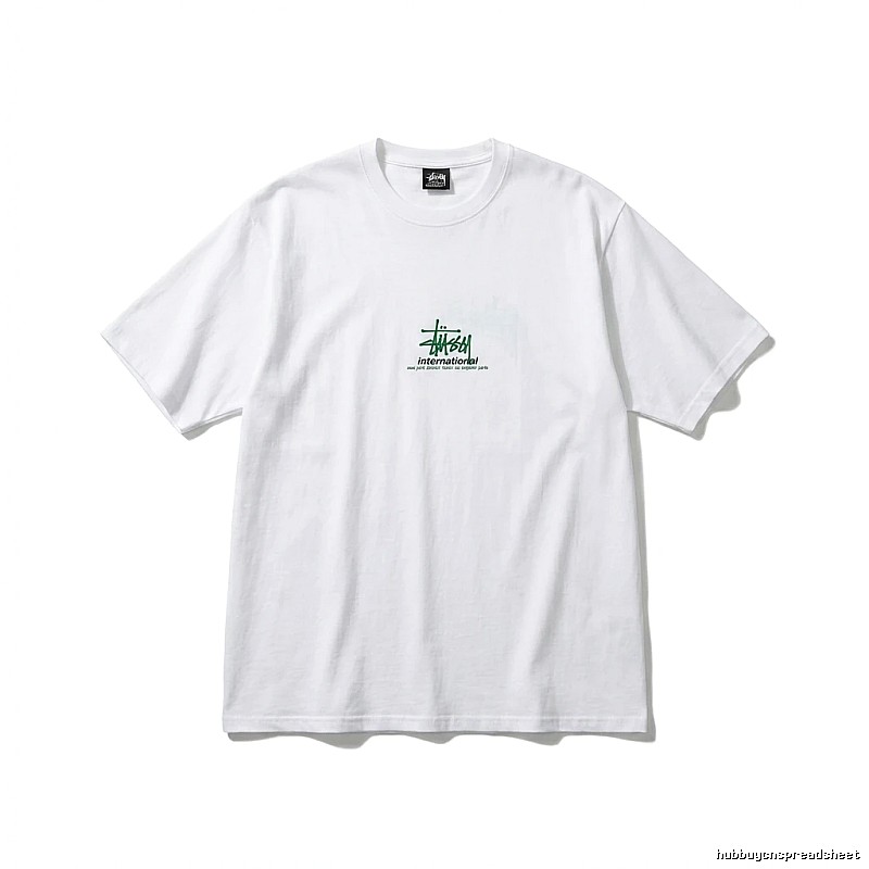 Stussy International Series Simple White T-shirt