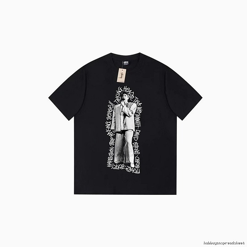 Stussy Lightweight Graphic T-shirt Black White Stussy for Trend Styling