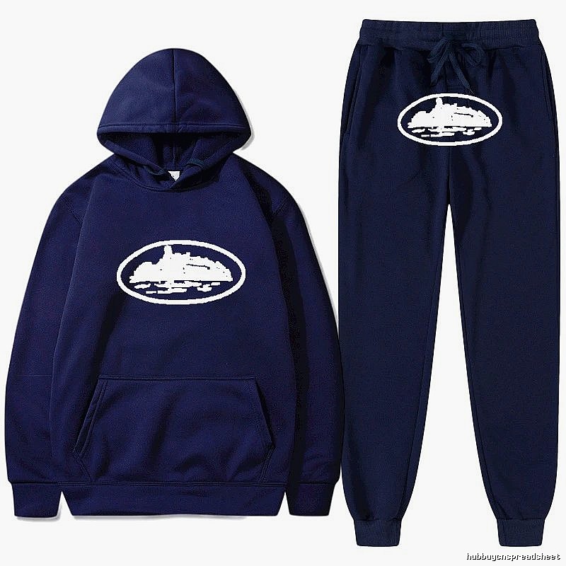 Stussy Navy Tracksuit Set Training Look Logo