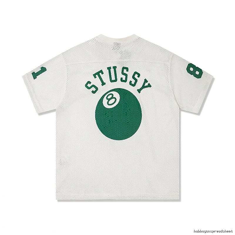 Stussy No.8 Ball White Trendy T-shirt