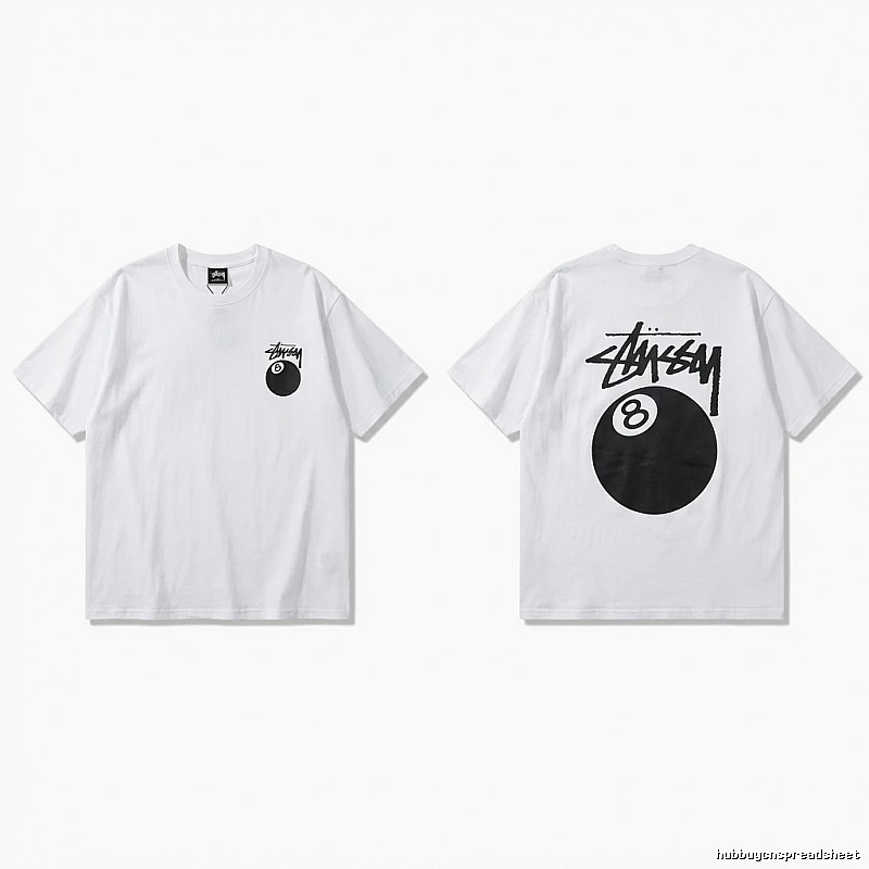 Stussy trendy style white T-shirt