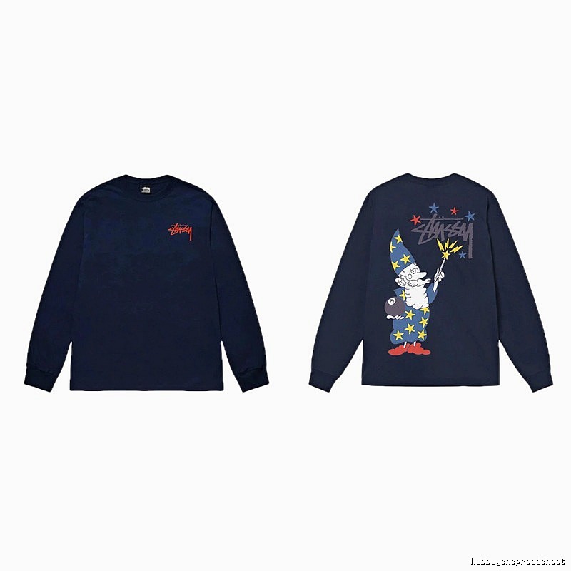 Stussy Wizard Series Dark Style Long-sleeve