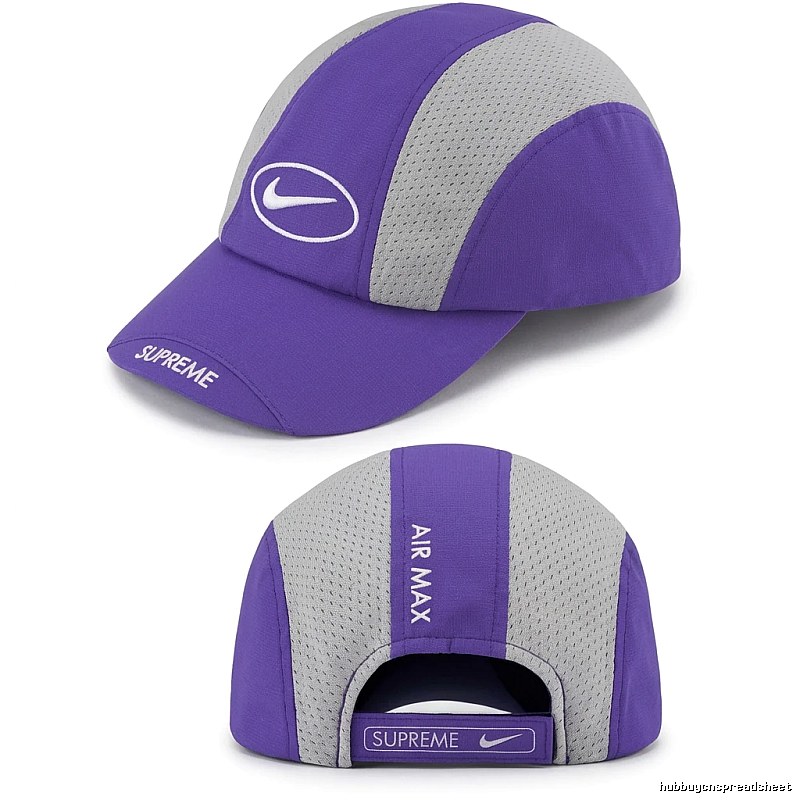 Supreme AIR MAX Purple Baseball Cap