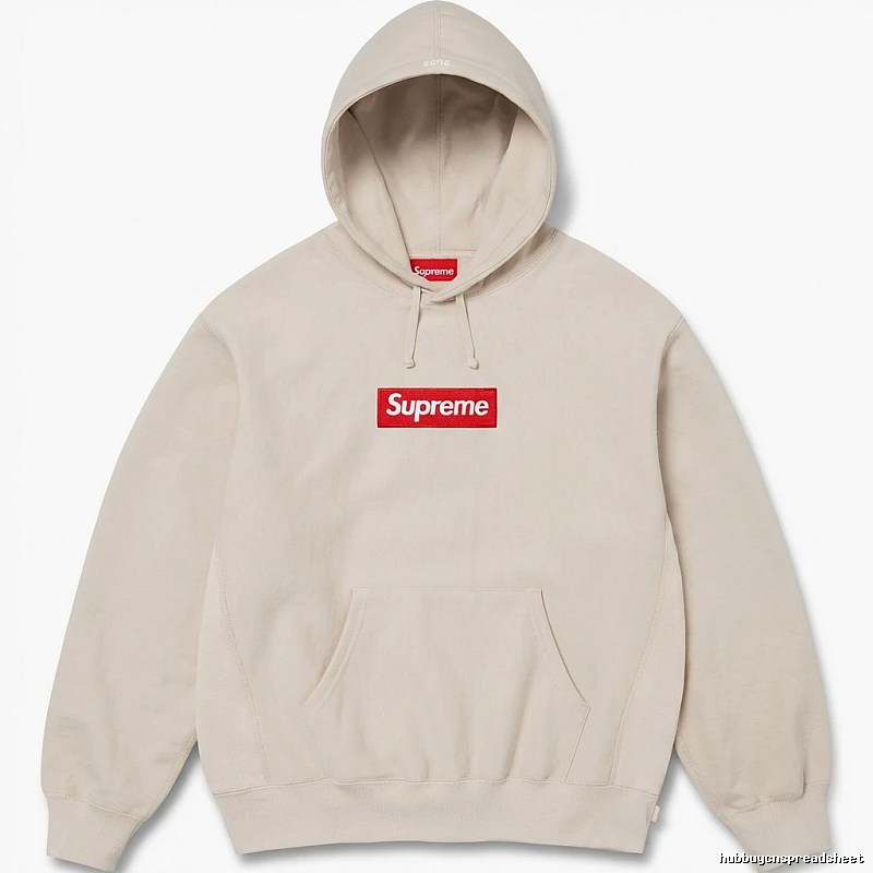 Supreme basic casual style beige hoodie