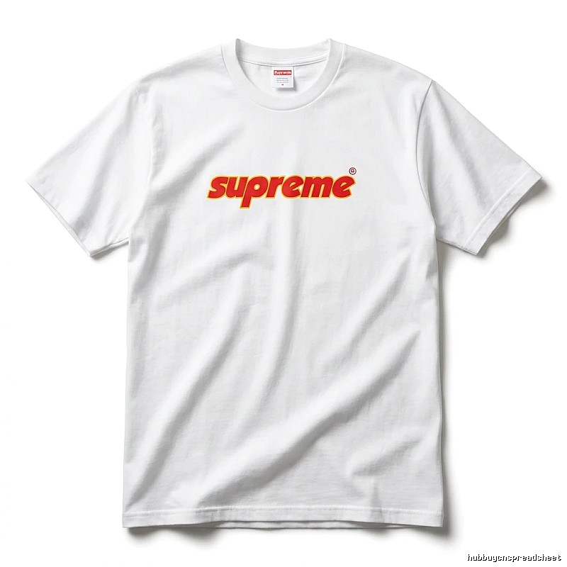 Supreme basic simple white T-shirt
