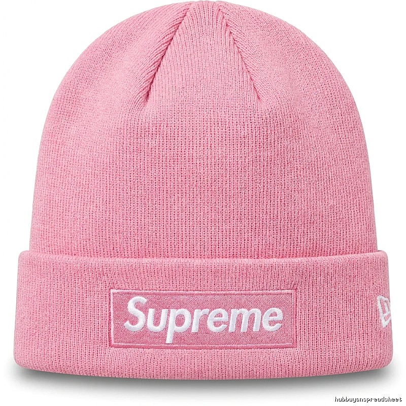 Supreme basic style pink cold hat