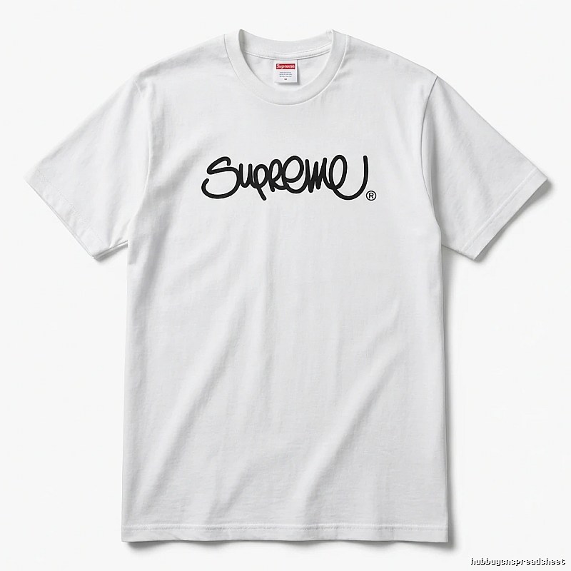 Supreme basic white T-shirt
