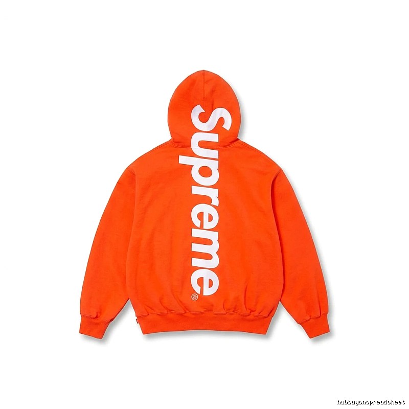 Supreme classic orange hoodie