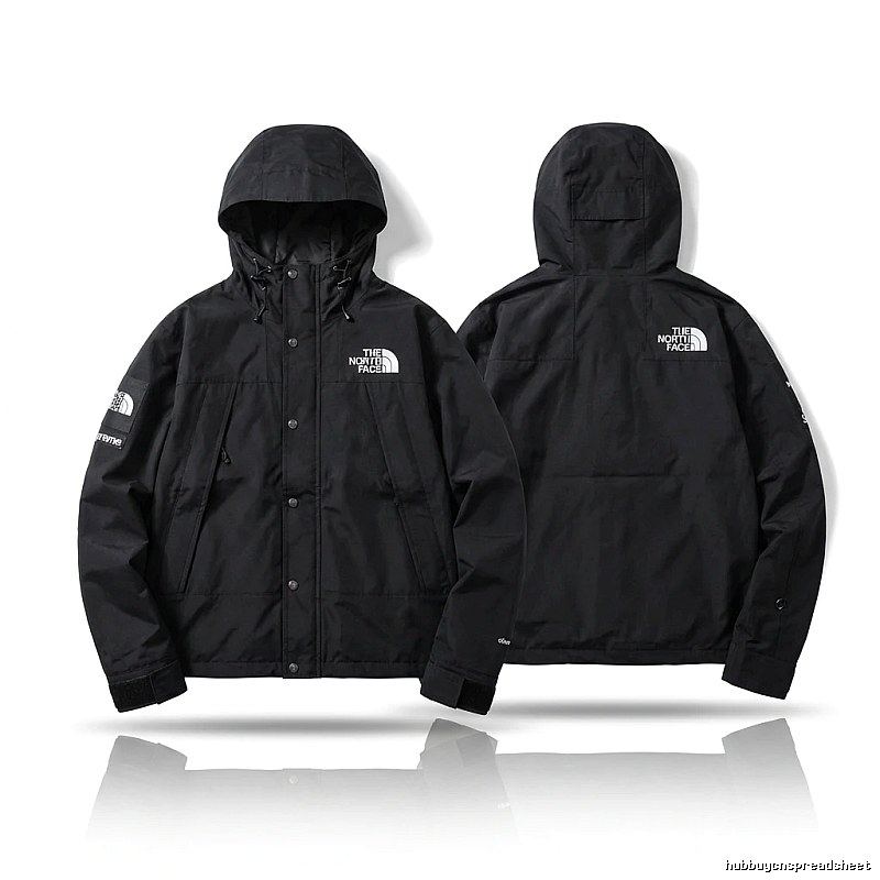 Supreme co-branded black windbreaker