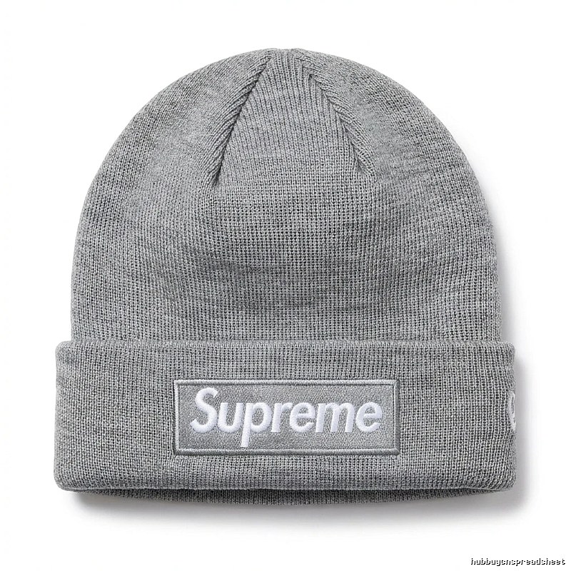 Supreme minimalist style grey hat