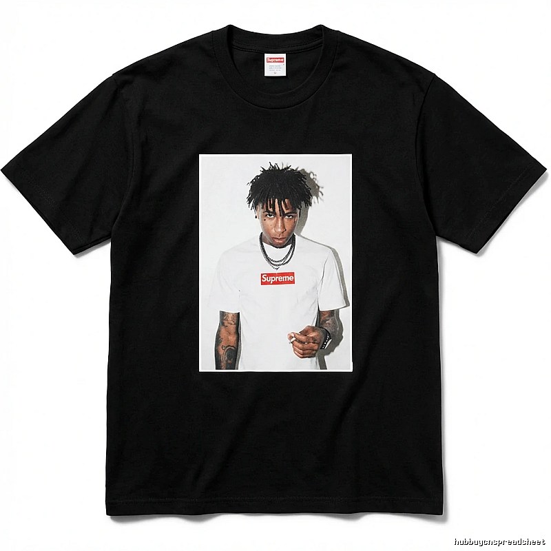 Supreme Portrait Style Black T-shirt