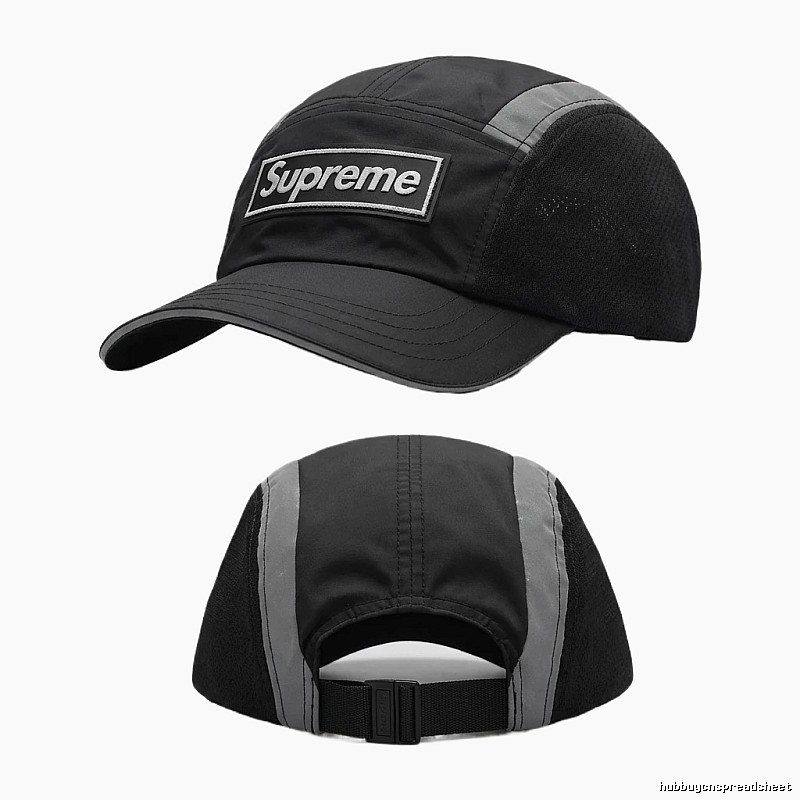 Supreme sporty black and grey hat