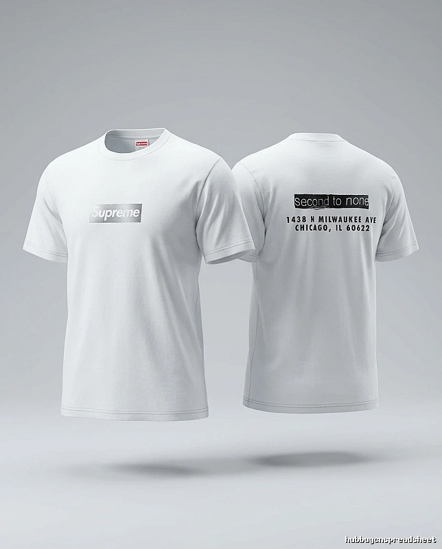 Supreme trendy and cool style white T-shirt