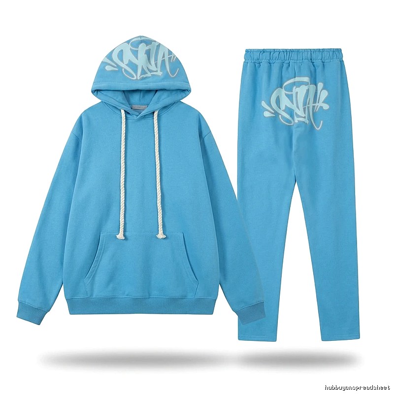 SynaWorld graffiti-style blue suit