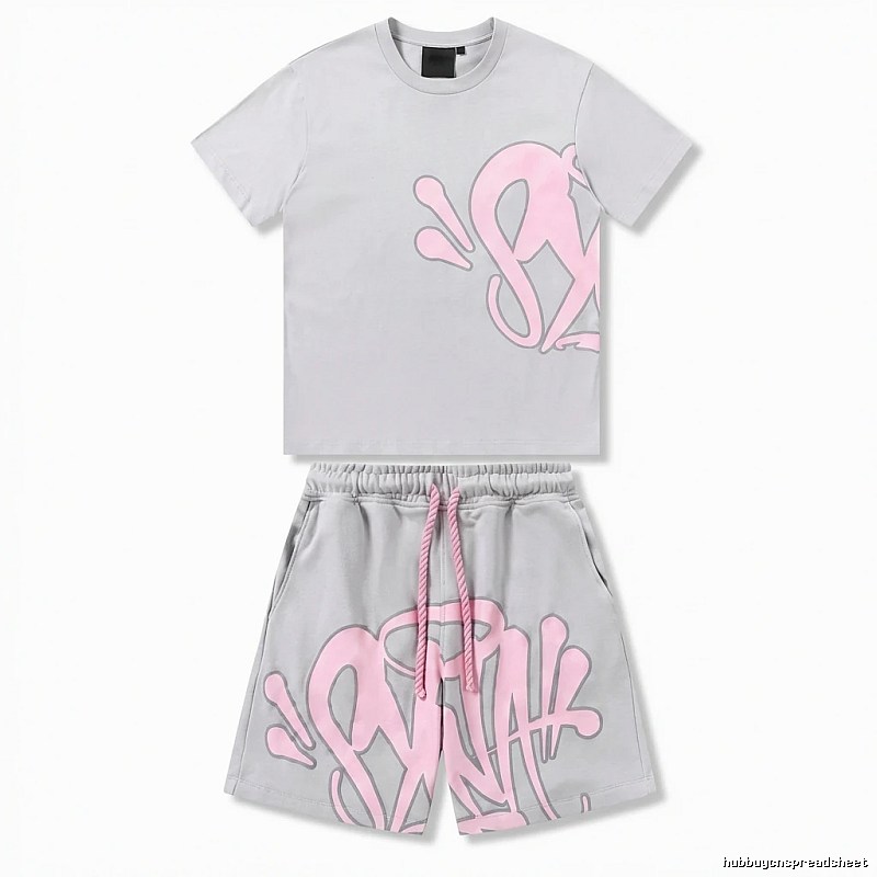 SynaWorld Graffiti Style Gray-Pink Set