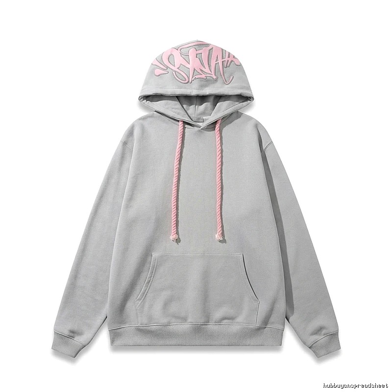 SynaWorld Graffiti Style Light Gray Hoodie