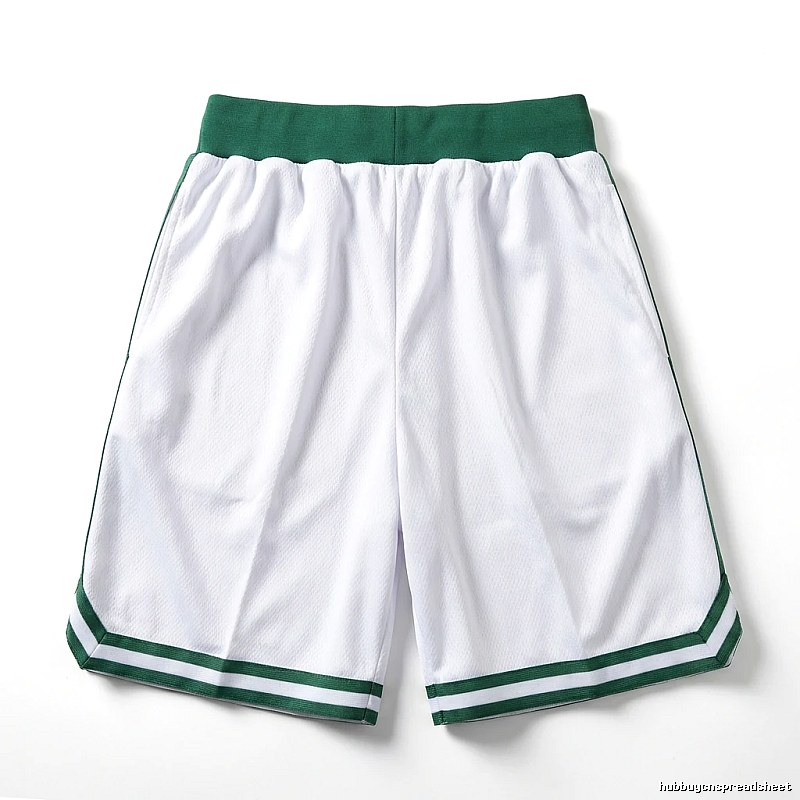 Tatum sporty white-green shorts