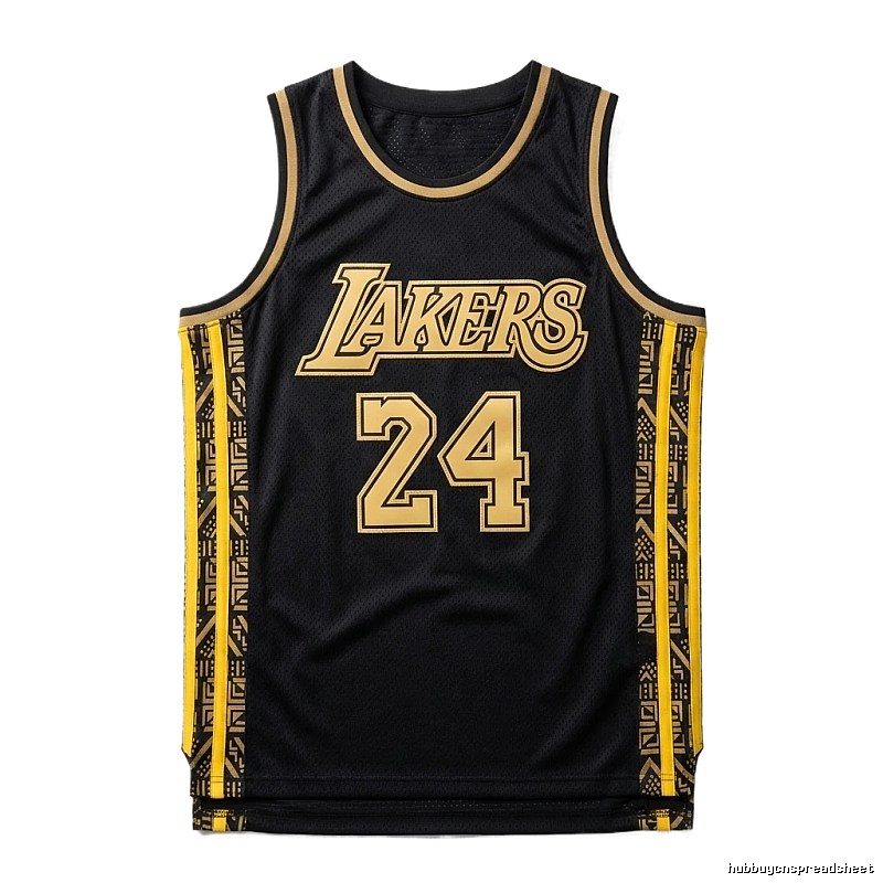 The No. 24 black jersey of the Los Angeles Lakers