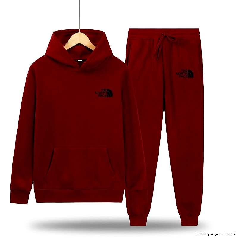 The North Face Casual Sportswear Set (Red)