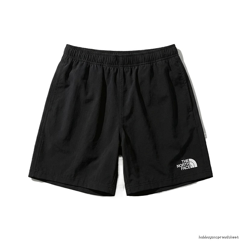 The North Face minimalist style black shorts