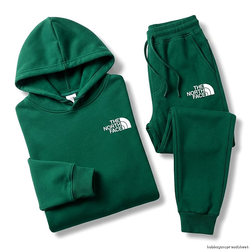 The North Face trendy and cool green suit