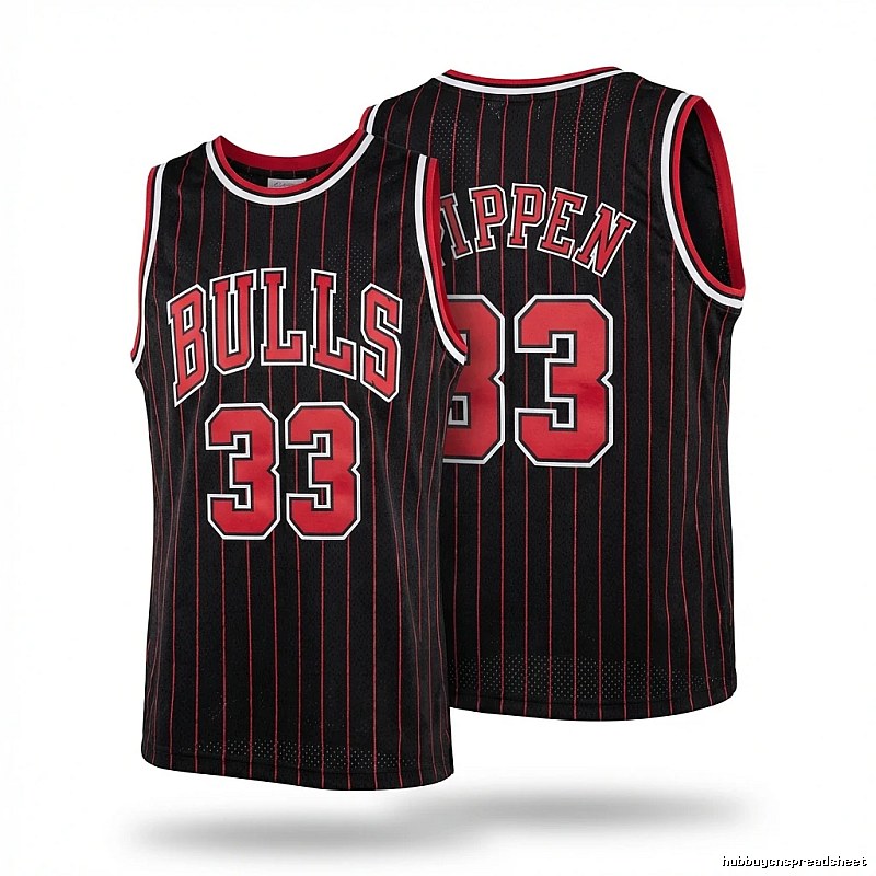The retro-style jersey of the Michael Jordan.