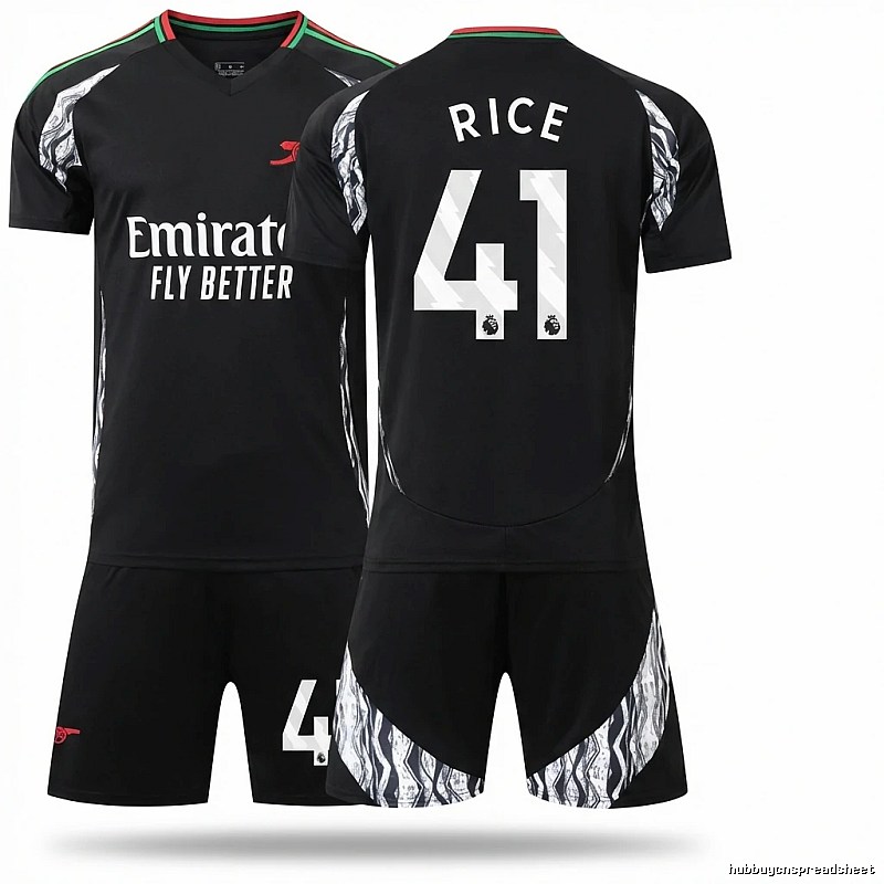 The trendy and cool black jersey of Arsenal.