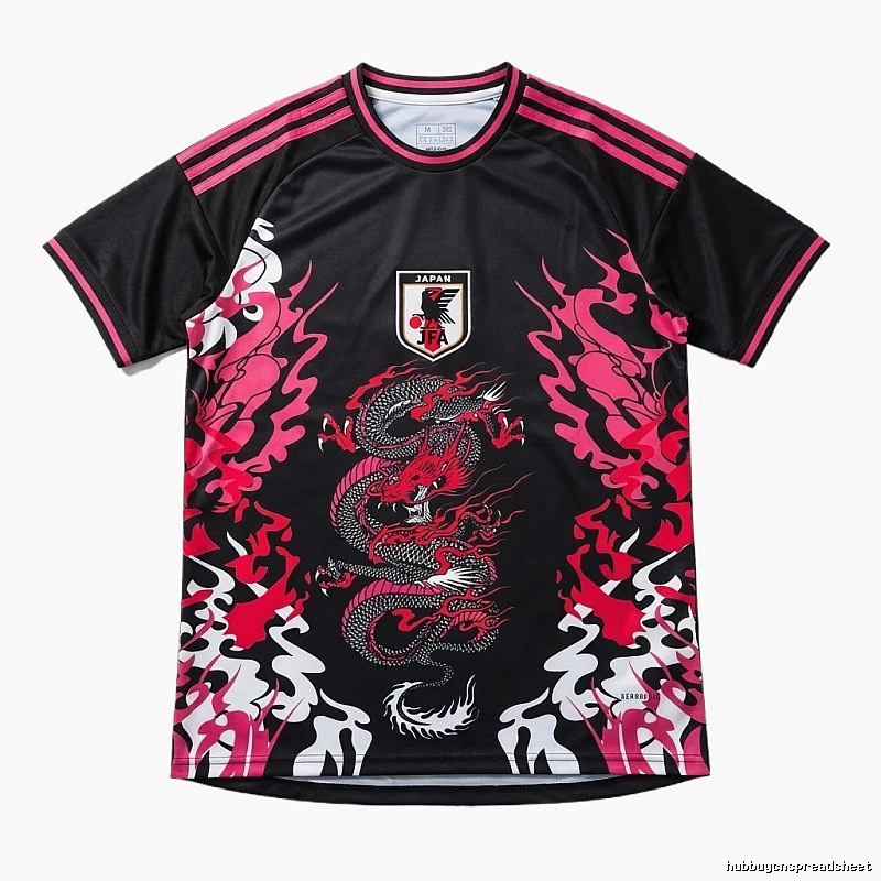 Tokyo Ghoul Dragon Pattern Black and Red Trendy T-shirt