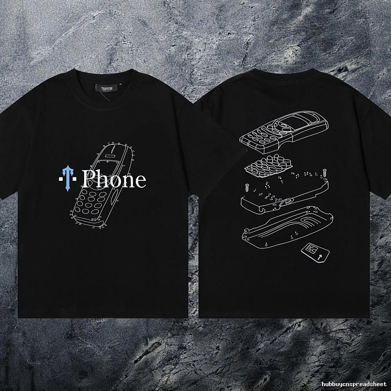 Trapstar Lightweight Keys graphic T-shirt Black White Key for Trend Styling