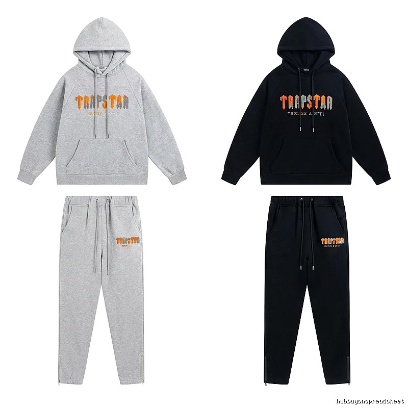 Trapstar Printed Streetwear Set (Grey/Black)