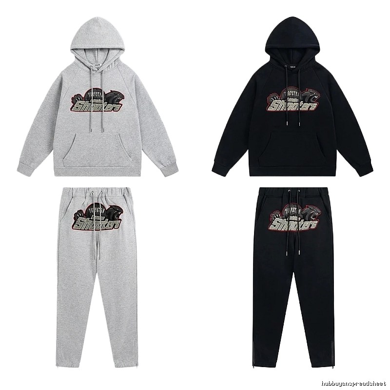 Trapstar sporty grey/black suit set