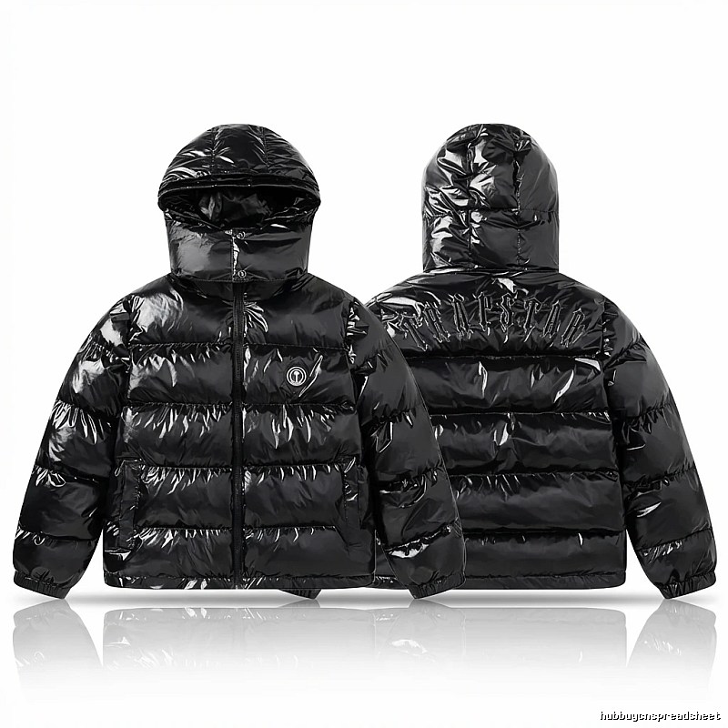 Trapstar Trendy Glossy Black Down Jacket