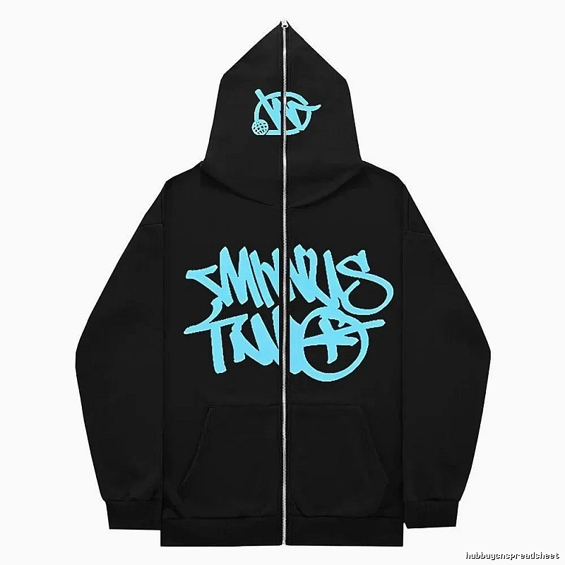 Trapstar Urban Graphic zip hoodie Black Zip Pink with Statement Pattern