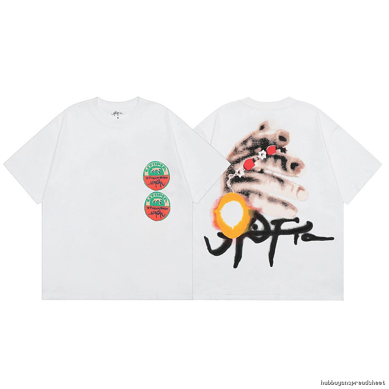 Travis Scott Easy Match Graphic T-shirt Brown Travis Scott for Everyday Use