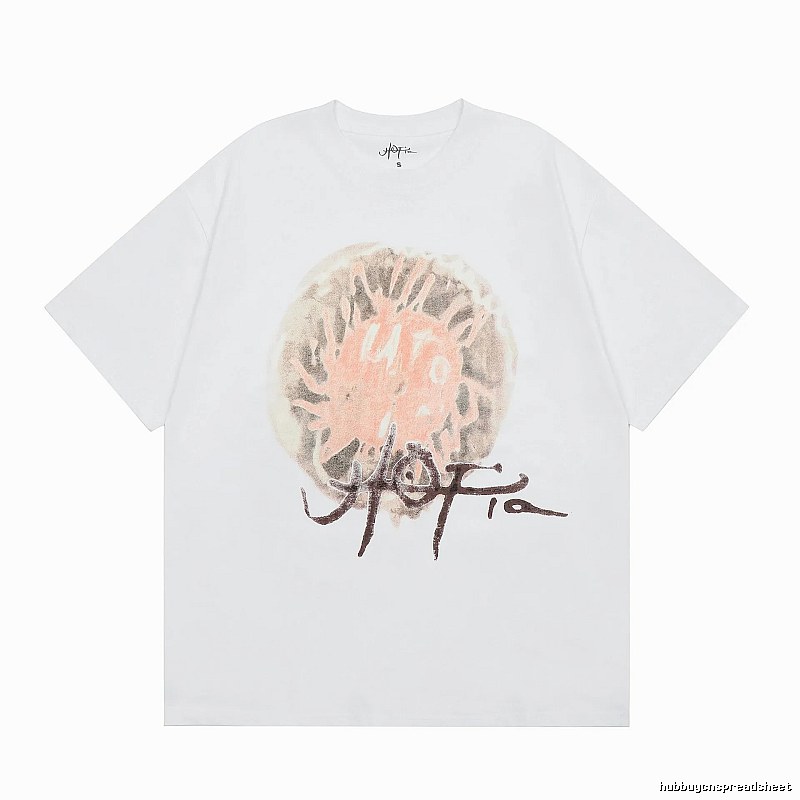Travis Scott Travel Graphic T-shirt Brown Travis Scott with Soft Visual Tone