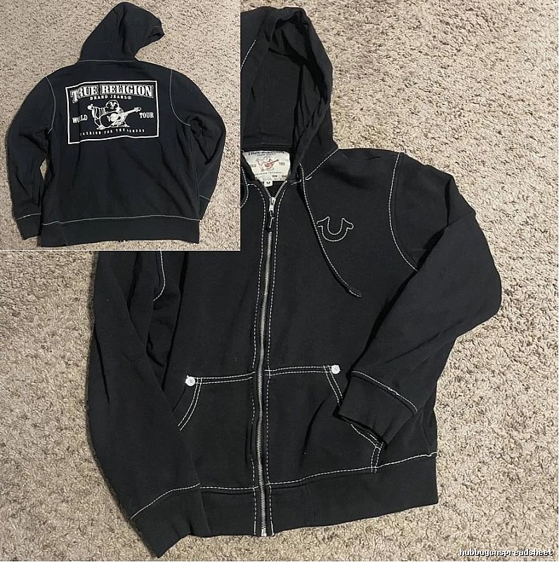 True Religion Classic Zip hoodie Black True Religion for Daily Styling