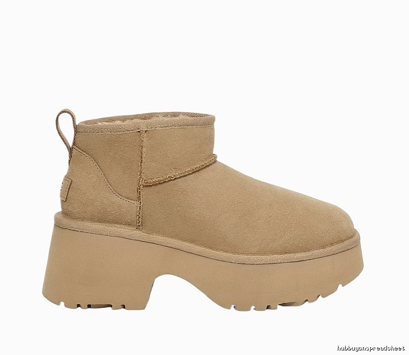 UGG Thick-soled Fashion Khaki Boots