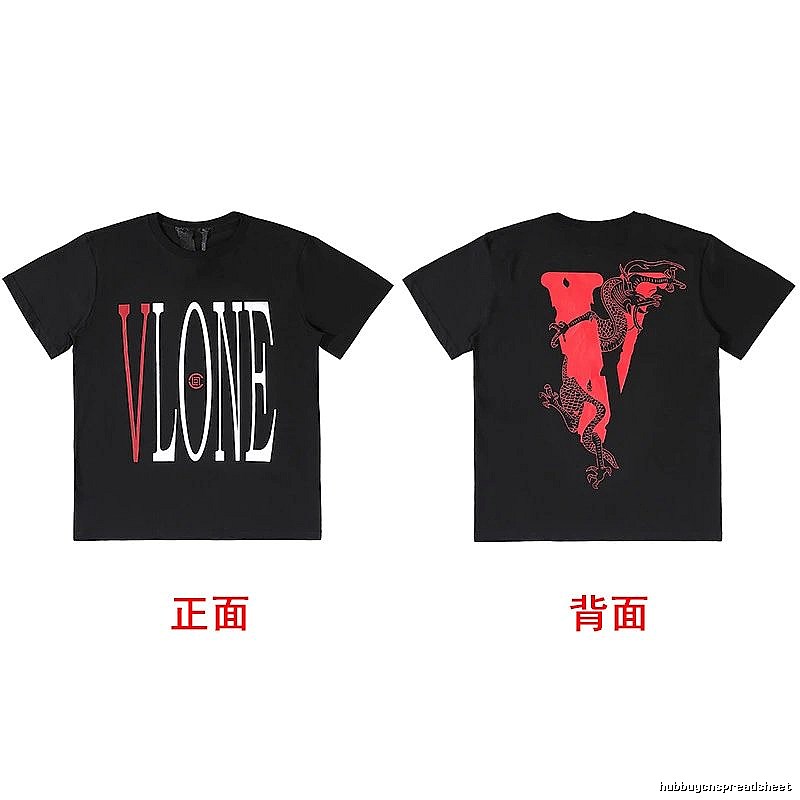 Vlone Daily Logo T-shirt Black Purple Vlone for City Outfits