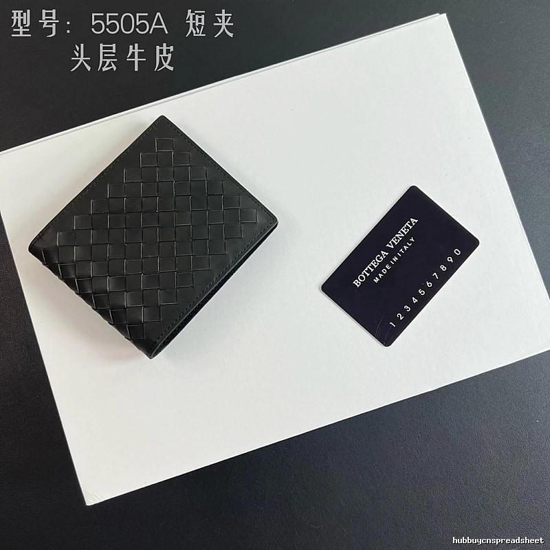 Wallet by Bottega Veneta with Black Woven Bifold Wallet