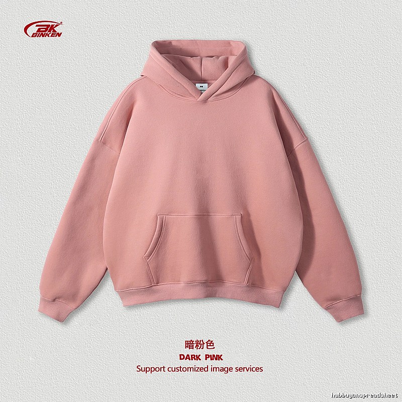 Weekend Pullover hoodie Navy Blank Kangaroo for Seasonal Looks