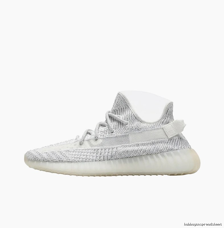 Yeezy 350 minimalist style white shoes