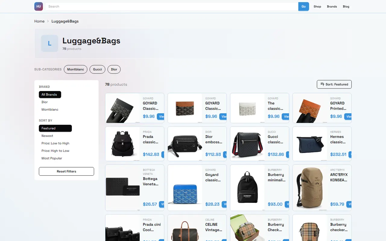 Browse Commuter Bag Brands on hubbuycn visual guide for hubbuycn